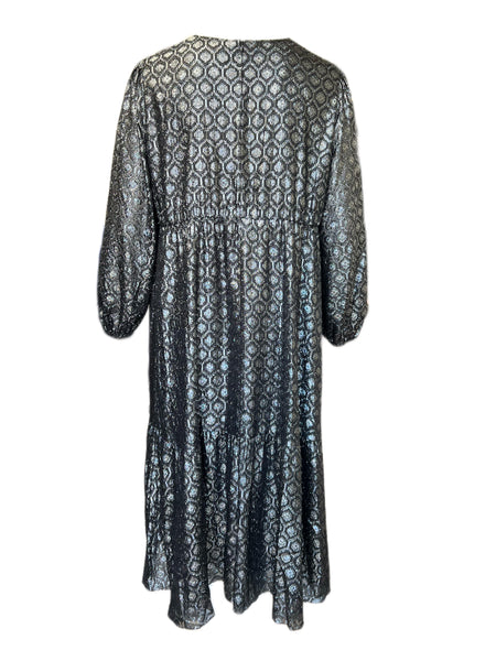 Marina Rinaldi Women's Nero Distanza Maxi Dress Size 22W/31 NWT