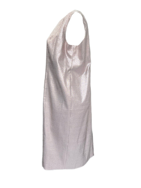 Marina Rinaldi Women's Pink Disteso Zipper Closure Shift Dress NWT