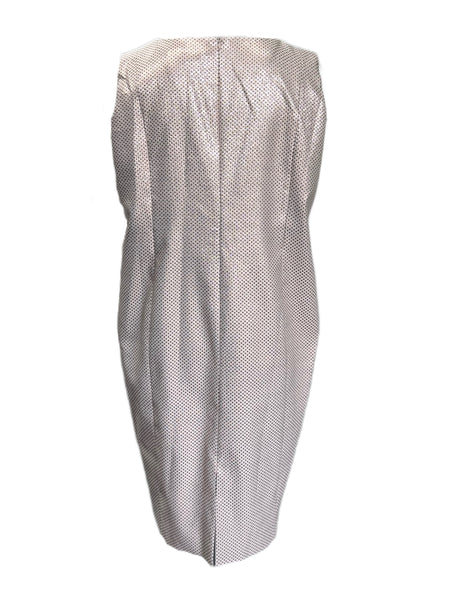 Marina Rinaldi Women's Pink Disteso Zipper Closure Shift Dress NWT
