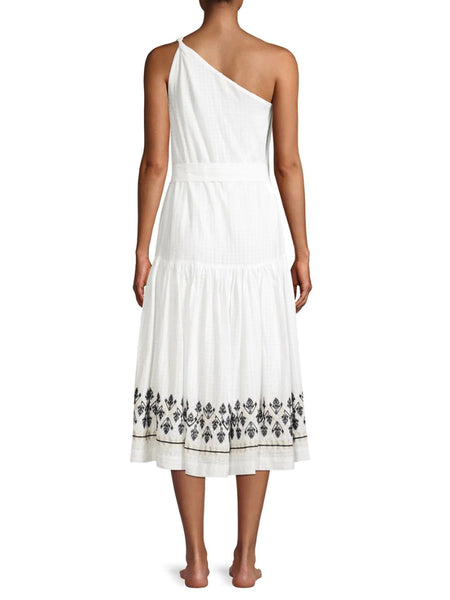 ROBERTA ROLLER RABBIT Women's White Diti Long Dress $245 NEW