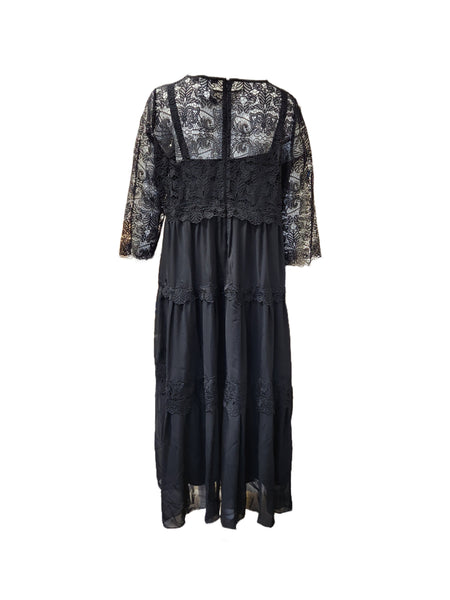 Marina Rinaldi Women's Black Divinas Shift Dress Size 22W/31 NWT