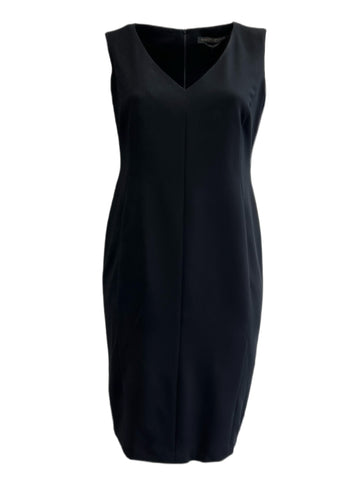 Marina Rinaldi Women's Black Divinita Sleeveless Sheath Dress NWT