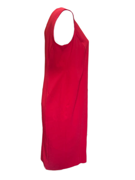 Marina Rinaldi Women's Red Divinita Sleeveless Sheath Dress NWT
