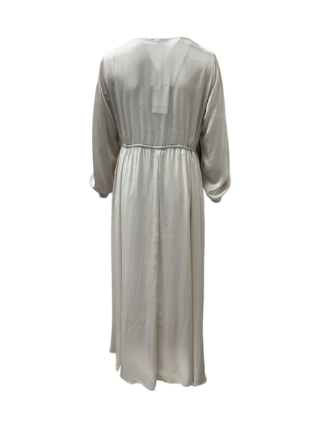 Marina Rinaldi Women's Ivory Dock Pullover Shift Dress NWT