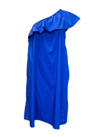 Marina Rinaldi Women's Blue Dolmen Shift Dress NWT