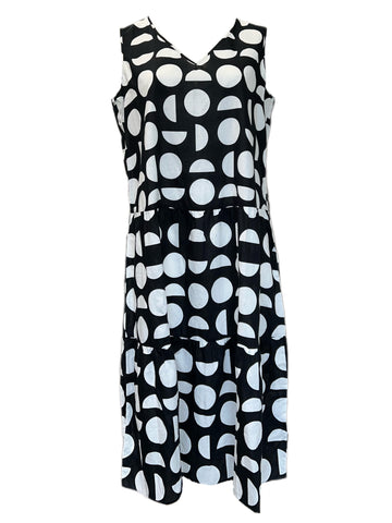 Marina Rinaldi Women's Black Donare Shift Dress Size 16W/25 NWT