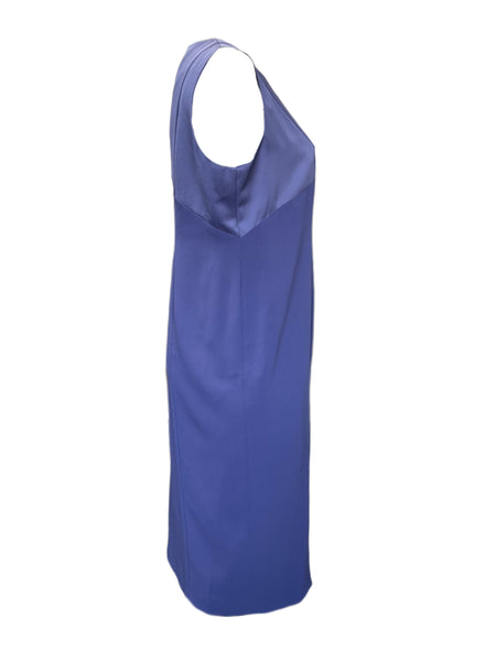 Marina Rinaldi Women's Purple Donare Sleeveless Sheath Dress NWT