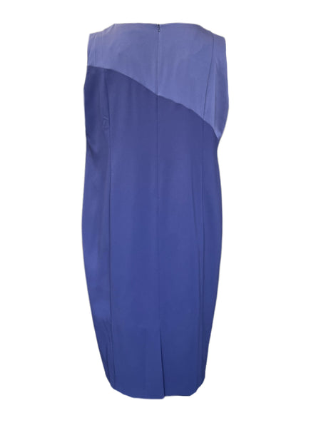 Marina Rinaldi Women's Purple Donare Sleeveless Sheath Dress NWT