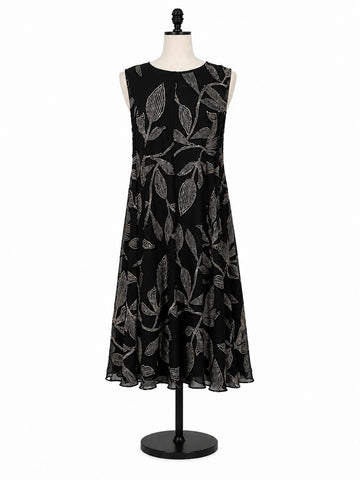 Marina Rinaldi Women's Black Donata Shift Dress NWT