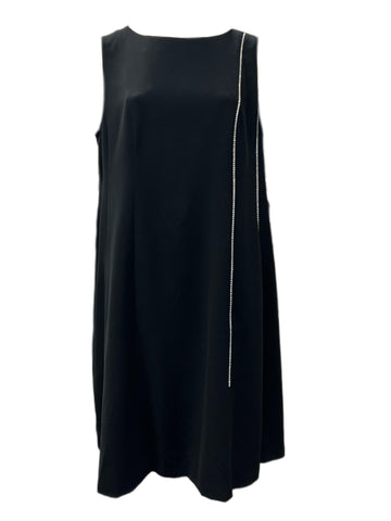 Marina Rinaldi Women's Black Doralice Sleveless Dress NWT