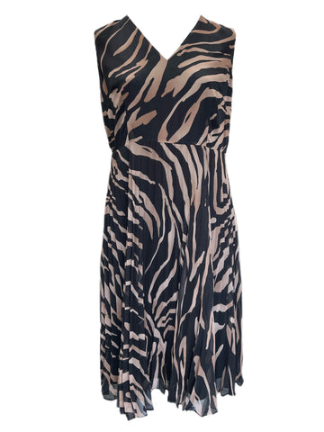 Marina Rinaldi Women's Brown Doratura Sleeveless A Line Dress Size 12W/21 NWT