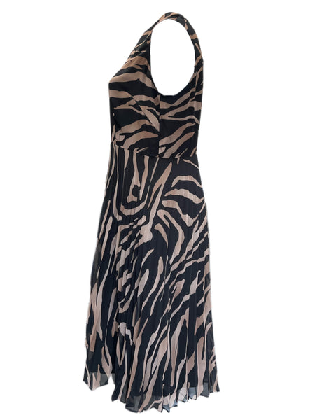 Marina Rinaldi Women's Brown Doratura Sleeveless A Line Dress Size 12W/21 NWT