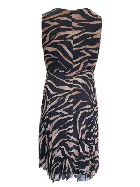 Marina Rinaldi Women's Nero Doratura Sleeveless A Line Dress NWT