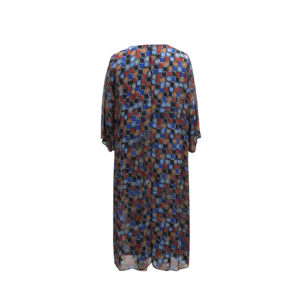 Marina Rinaldi Women's Multicolor Doriana Shift Dress NWT