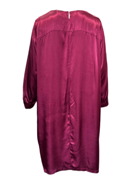 Marina Rinaldi Women's Fuxia Doris Viscose Shift Dress NWT