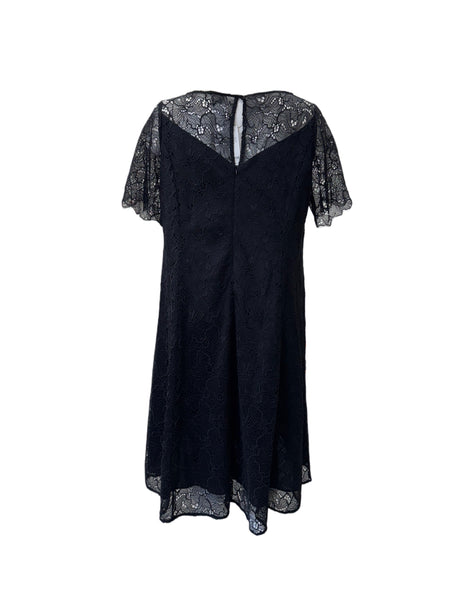 Marina Rinaldi Women's Black Dorothy Shift Dress NWT