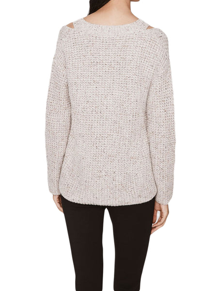 REBECCA MINKOFF Women's Ribbed V-Neck Draco Sweater $198 NWT