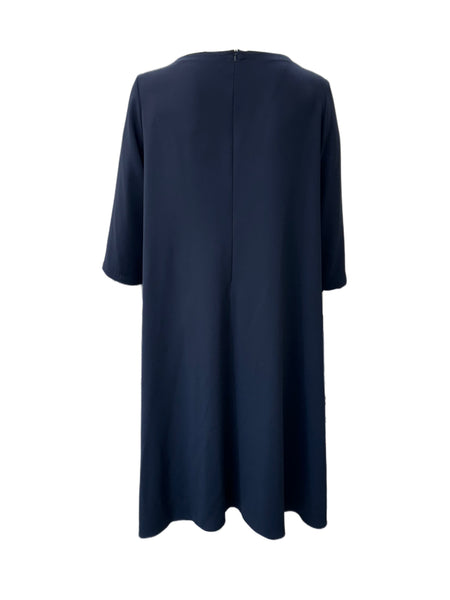 Marina Rinaldi Women's Navy Drop Shift Dress NWT