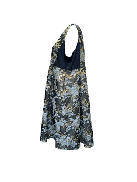 Marina Rinaldi Women's Green Dubai Zipper Closure Shift Dress NWT