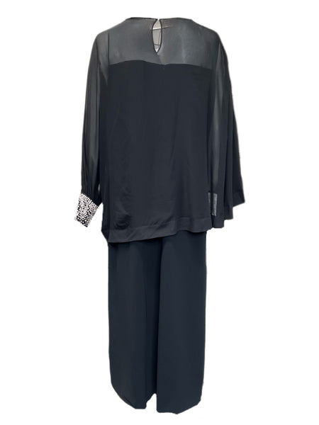 Marina Rinaldi Women's Black Dublino Zipper Closure Shift Dress NWT