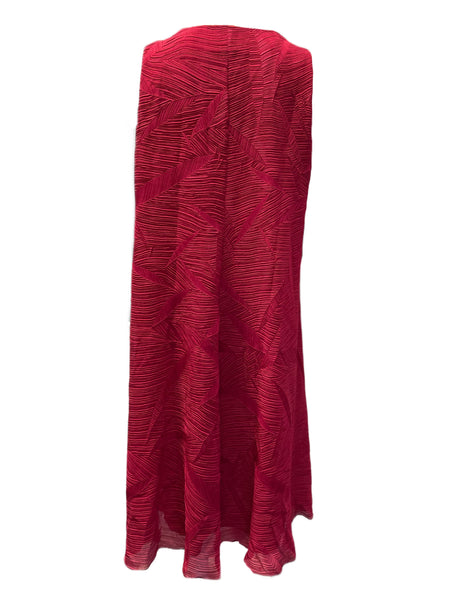 Marina Rinaldi Women's Red Duca Sleeveless A Line Dress NWT