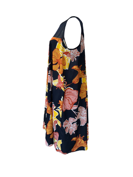 Marina Rinaldi Women's Navy Duo Shift Dress NWT