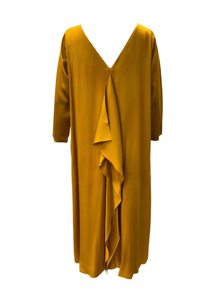 Marina Rinaldi Women's Yellow Dynamic Shift Dress NWT