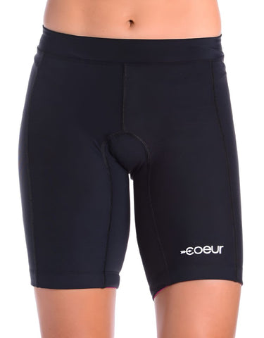 COEUR Women's Black Tri Short #103122 NWT