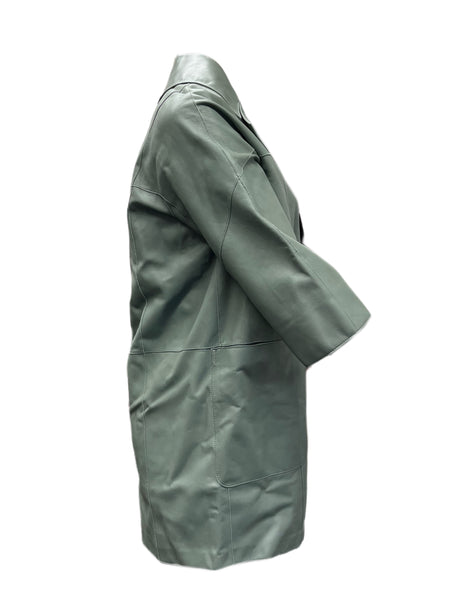 Marina Rinaldi Women's Green Eclisse Sheepskin Jacket NWT