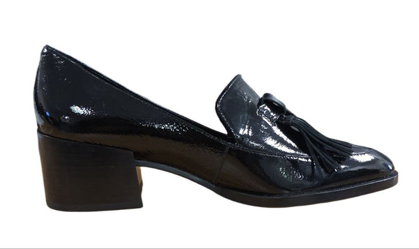 REBECCA MINKOFF Women's Black Patent Edie Loafers #M5191001 NWB