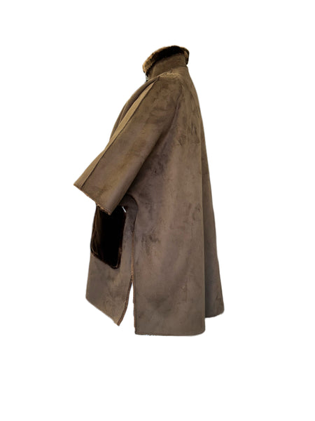 Marina Rinaldi Women's Brown Editore Zipper Closure Coat NWT