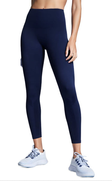 LNDR Women's Navy Eight Eight Slim Leggings #SL618 NWT