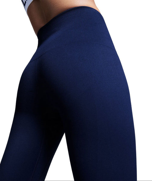 LNDR Women's Navy Eight Eight Slim Leggings #SL618 NWT