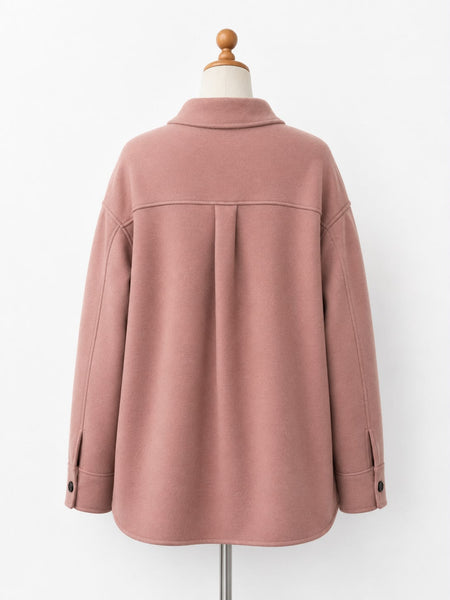 Max Mara Women's Pink Emblema Button Closure Jacket NWT