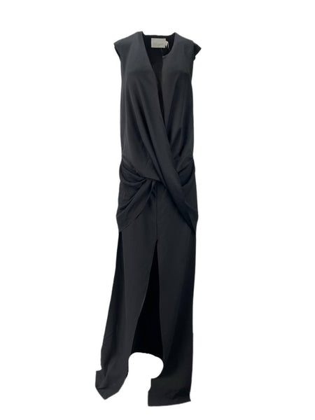 SOLACE London Black Erica Maxi Dress Size US 4 NWT