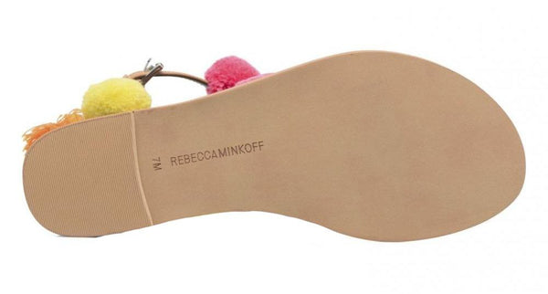 REBECCA MINKOFF Women's Natural Vacchetta Esme Sandals #M1261016 5.5 NWB