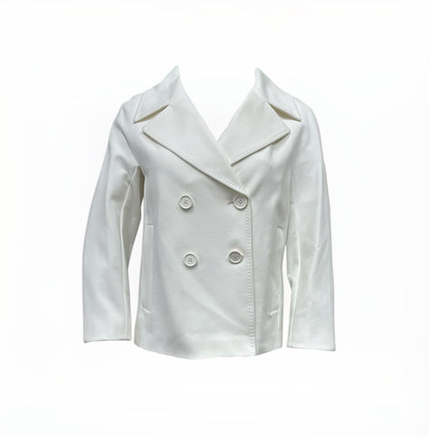 Max Mara Women's White Espero Casual Jacket NWT