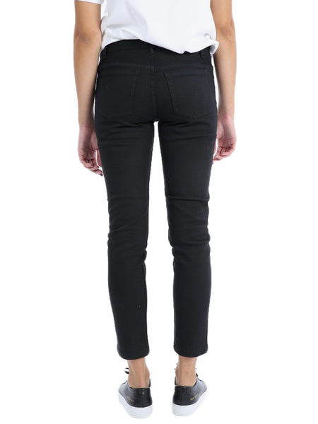 A.P.C. Women's Black Etroit Court Denim Jeans $210 NWT