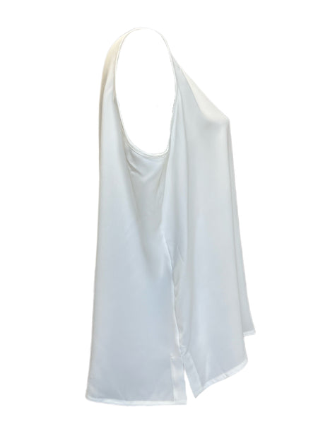 Marina Rinaldi Women's White Evelina Pullover Blouse NWT