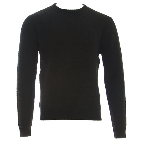 SATURDAYS NYC Men's Black Everyday Bubble Knit Sweater $240 NWT