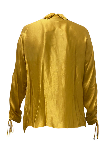 Hanley Mellon Women's Batwing Blouse with Front Pleats