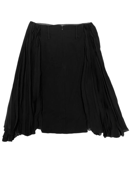 Hanley Mellon Women's Wool Side Pleated Skirt