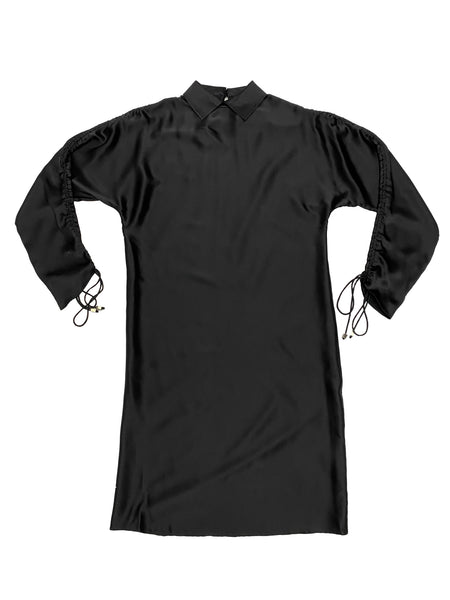 Hanley Mellon Women's Shift Dress with Drawstring Sleeves