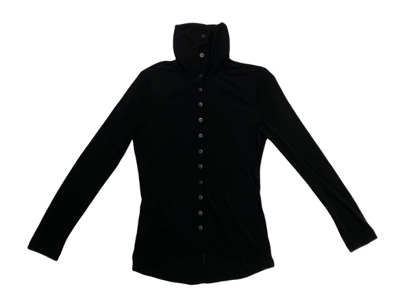 Hanley Mellon Women's Button-Down Turtleneck