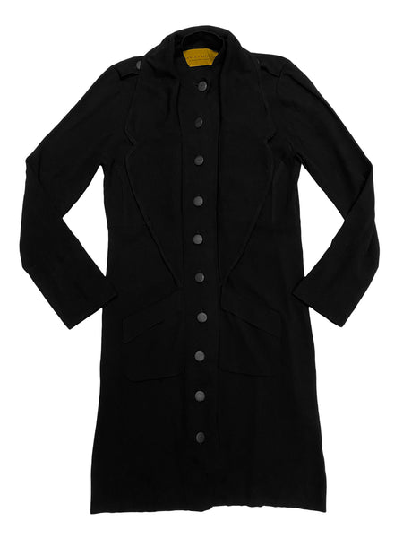 Hanley Mellon Women's Minerva Sweater Coat Large Black