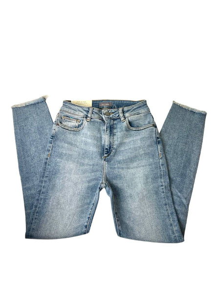 DL1961 Women's Toledo Farrow Cropped High Rise Instasculpt Skinny Jeans Size 31