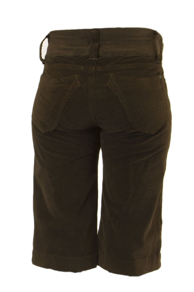 OLIAN Maternity Women's Velvet Bermuda Knee Pants FP18848 $75 NWT