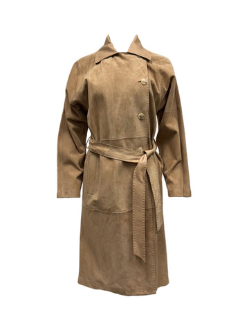 Max Mara Women's Brown Fabiana Button Closure Coat NWT