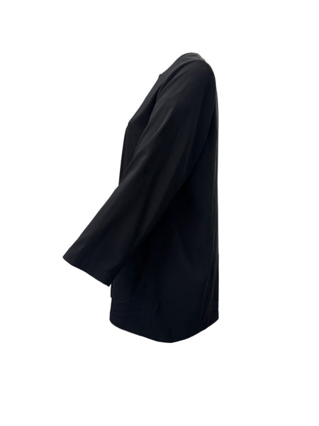Marina Rinaldi Women's Black Fabriano Button Closure Jacket NWT