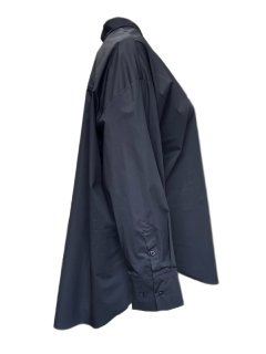 Marina Rinaldi Women's Black Facilita Button Down Shirt Size 20W/29 NWT